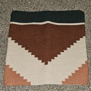 H&m Home Geometric Patterned Pillow Cover - Brown and Cream Aztec Boho